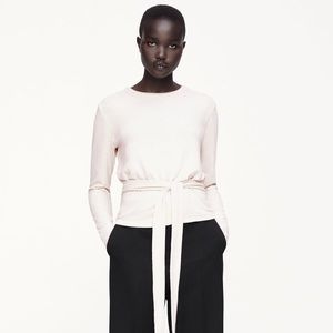 Zara soft touch tie shirt